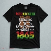 Juneteenth Breaking Every Chain Since 1865 African T-Shirt thumb 5