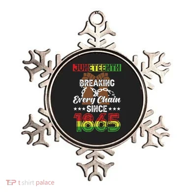 Juneteenth Breaking Every Chain Since 1865 African Ornament