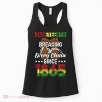 Juneteenth Breaking Every Chain Since 1865 African Women's Tank Top thumb 0