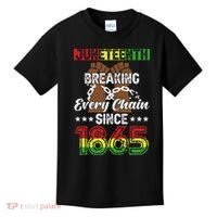 Juneteenth Breaking Every Chain Since 1865 African Kids T-Shirt thumb 0