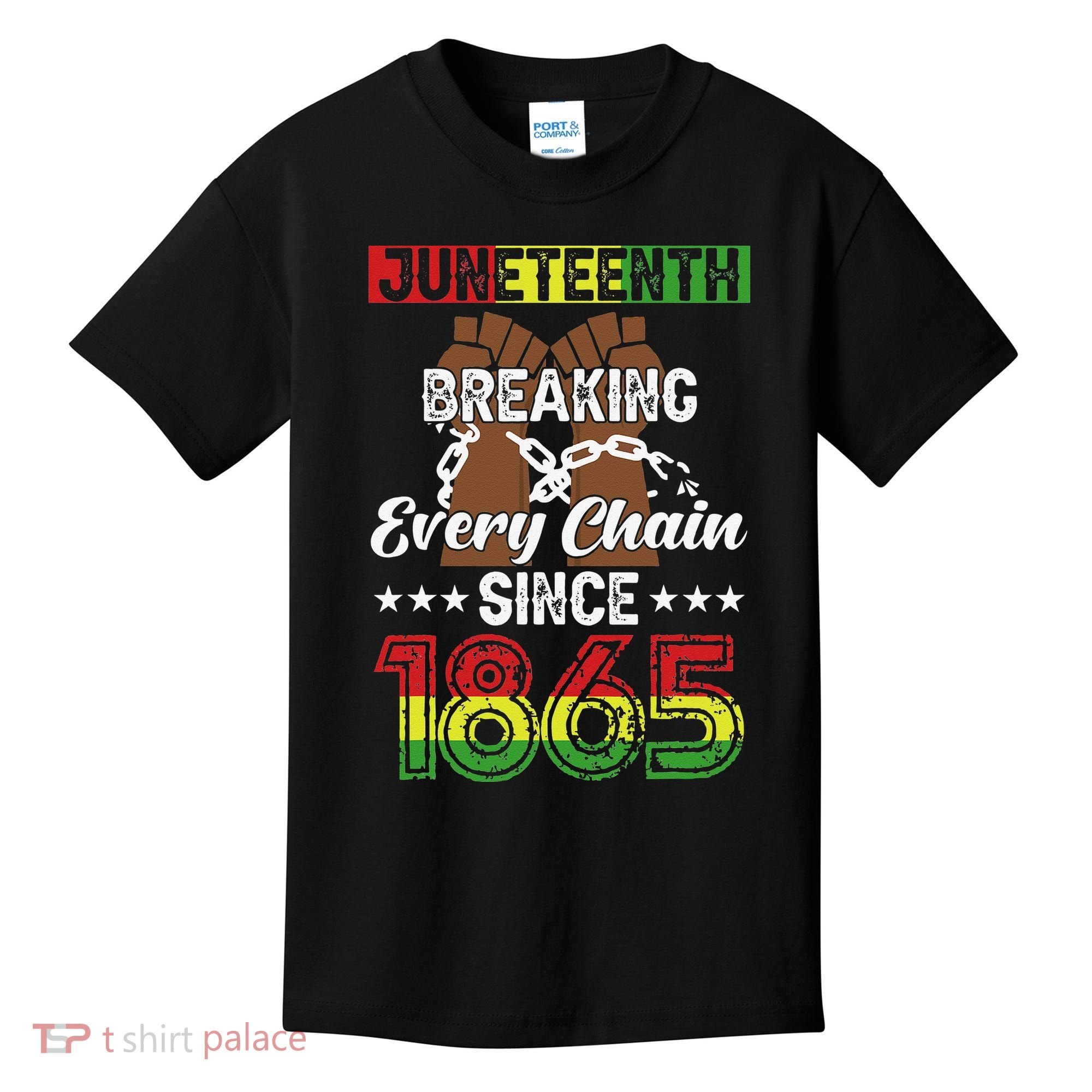 Juneteenth Breaking Every Chain Since 1865 African Kids T-Shirt