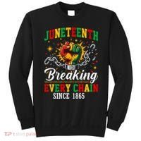 Juneteenth Breaking Every Chain Black History Sweatshirt thumb 0