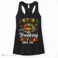 Juneteenth Breaking Every Chain Black History Women's Tank Top thumb 0