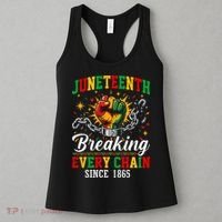 Juneteenth Breaking Every Chain Black History Women's Tank Top thumb 3
