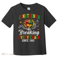 Juneteenth Breaking Every Chain Black History Toddler T-Shirt thumb 0