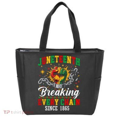 Juneteenth Breaking Every Chain Black History Tote Bag