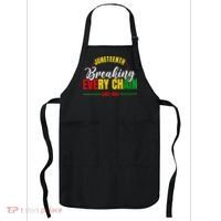 Juneteenth Breaking Every Chain Since 1865 Apron thumb 0