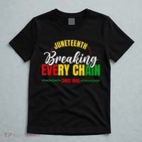 Juneteenth Breaking Every Chain Since 1865 T-Shirt thumb 5