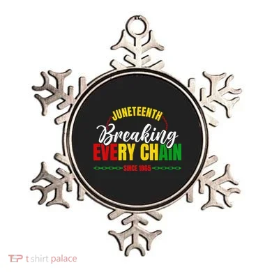 Juneteenth Breaking Every Chain Since 1865 Ornament