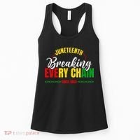 Juneteenth Breaking Every Chain Since 1865 Women's Tank Top thumb 0