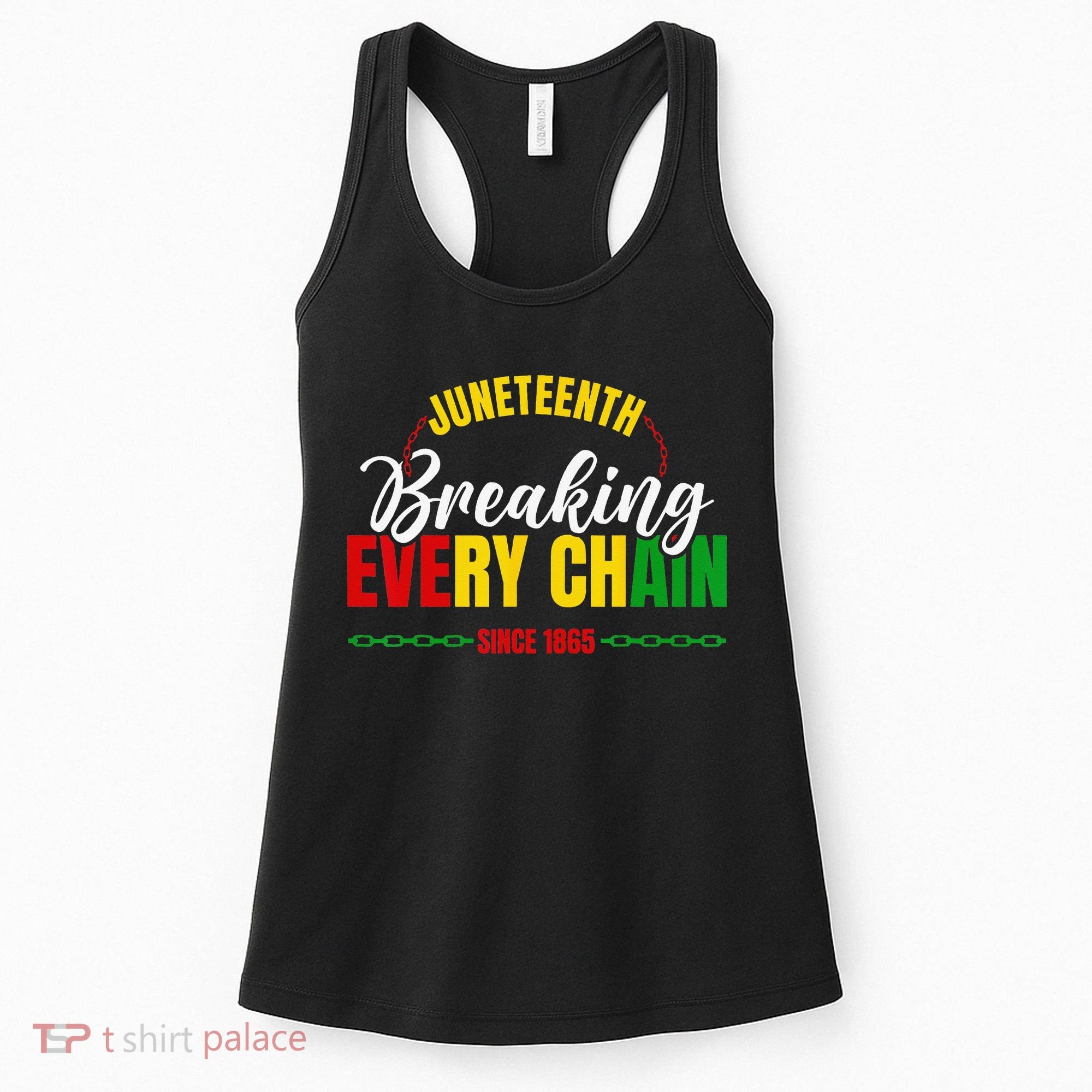 Juneteenth Breaking Every Chain Since 1865 Women's Tank Top