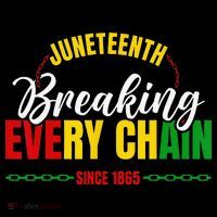 Juneteenth Breaking Every Chain Since 1865 Baby Bodysuit thumb 2
