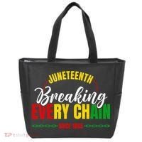 Juneteenth Breaking Every Chain Since 1865 Tote Bag thumb 0