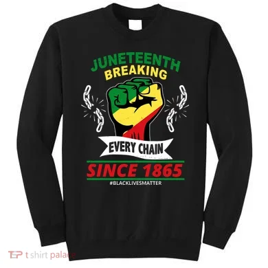 Juneteenth Breaking Every Chain Since 1865 Sweatshirt