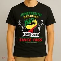 Juneteenth Breaking Every Chain Since 1865 T-Shirt thumb 3