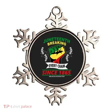 Juneteenth Breaking Every Chain Since 1865 Ornament