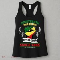 Juneteenth Breaking Every Chain Since 1865 Women's Tank Top thumb 3