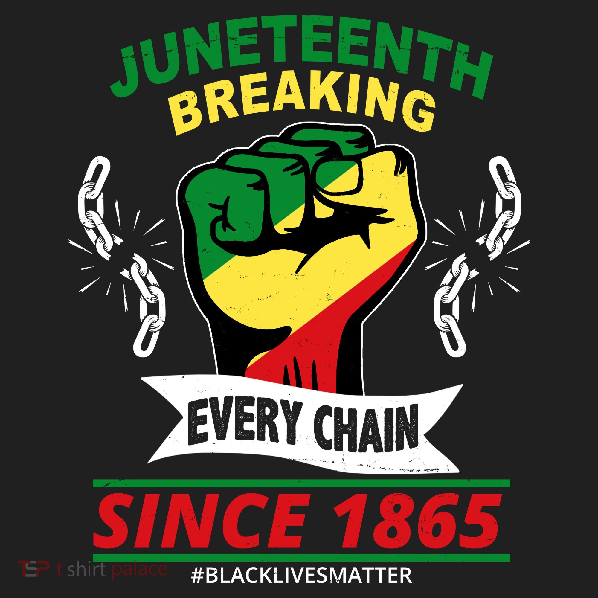 Juneteenth Breaking Every Chain Since 1865 Hat