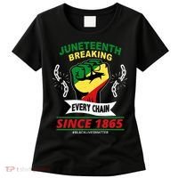 Juneteenth Breaking Every Chain Since 1865 Women's T-Shirt thumb 0