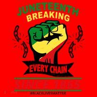 Juneteenth Breaking Every Chain Since 1865 Santa Hat thumb 1