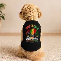 Juneteenth Breaking Every Chain Since 1865 Doggie Tank thumb 2