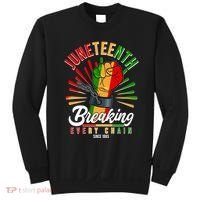 Juneteenth Breaking Every Chain Since 1865 Sweatshirt thumb 0