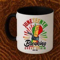 Juneteenth Breaking Every Chain Since 1865 Coffee Mug thumb 2