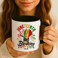 Juneteenth Breaking Every Chain Since 1865 Coffee Mug thumb 3