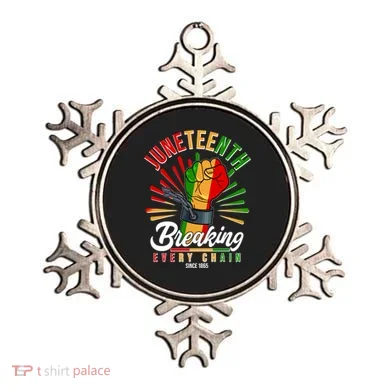 Juneteenth Breaking Every Chain Since 1865 Ornament