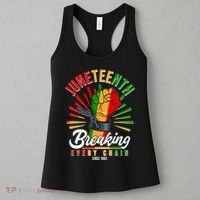 Juneteenth Breaking Every Chain Since 1865 Women's Tank Top thumb 3