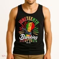Juneteenth Breaking Every Chain Since 1865 Tank Top thumb 3