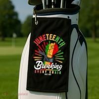 Juneteenth Breaking Every Chain Since 1865 Golf Towel thumb 2