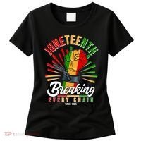 Juneteenth Breaking Every Chain Since 1865 Women's T-Shirt thumb 0