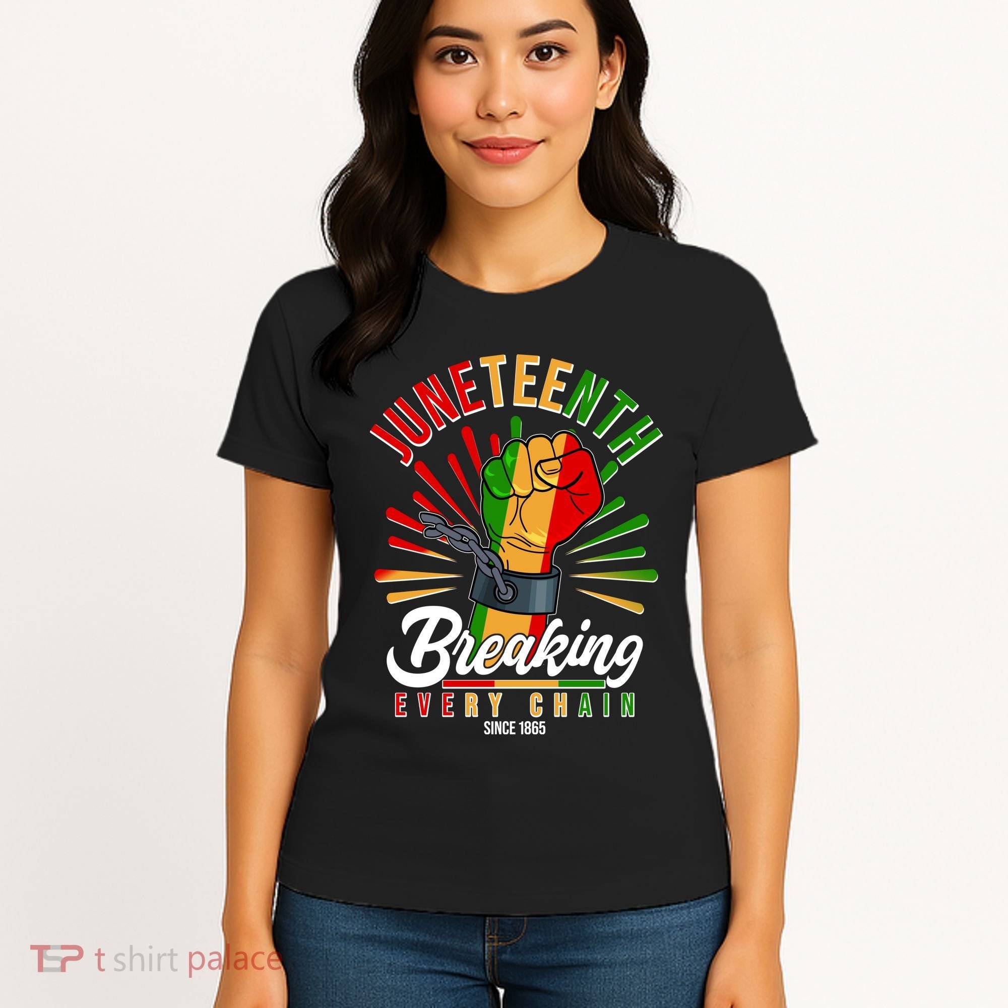 Juneteenth Breaking Every Chain Since 1865 Women's T-Shirt