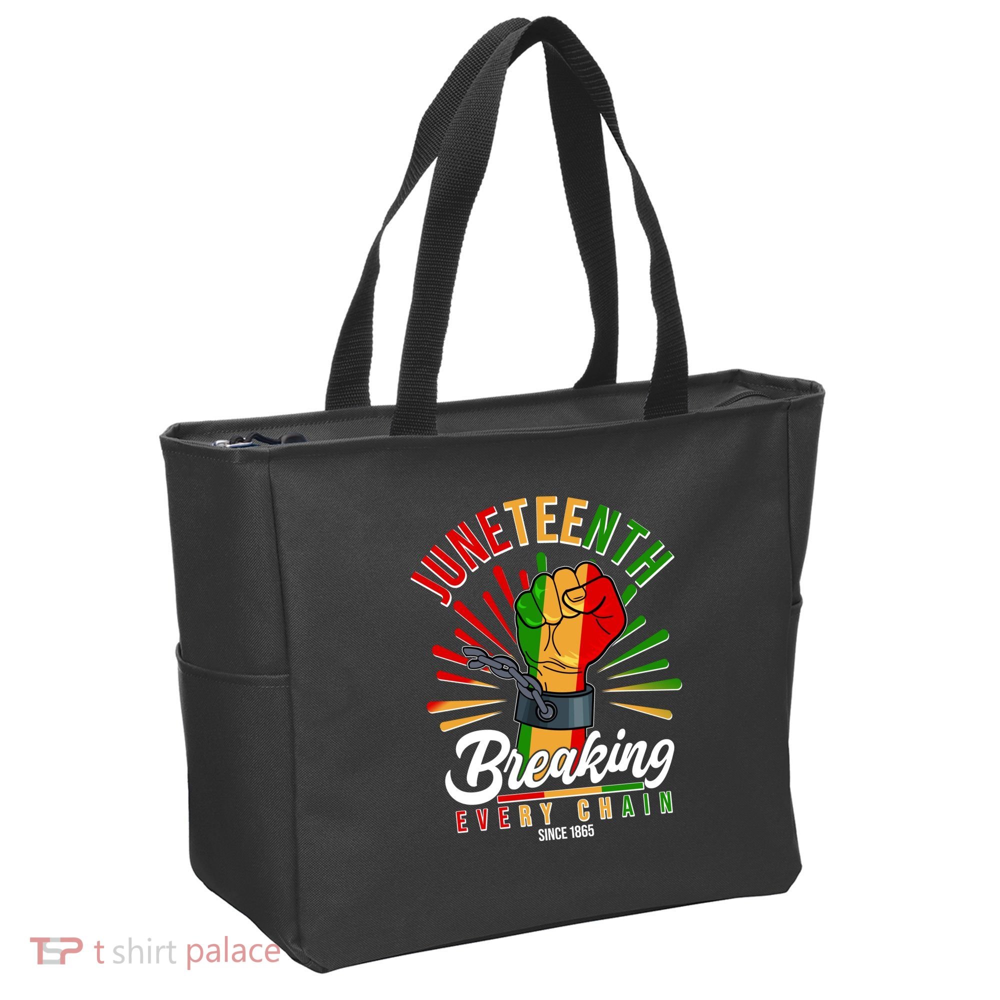Juneteenth Breaking Every Chain Since 1865 Tote Bag