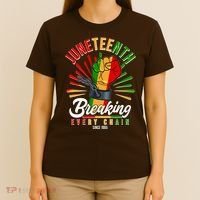 Juneteenth Breaking Every Chain Since 1865 T-Shirt thumb 4