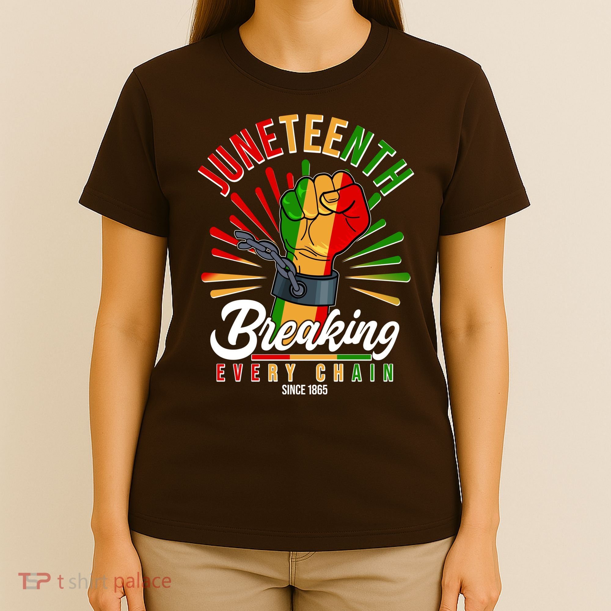 Juneteenth Breaking Every Chain Since 1865 T-Shirt