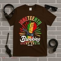 Juneteenth Breaking Every Chain Since 1865 T-Shirt thumb 5