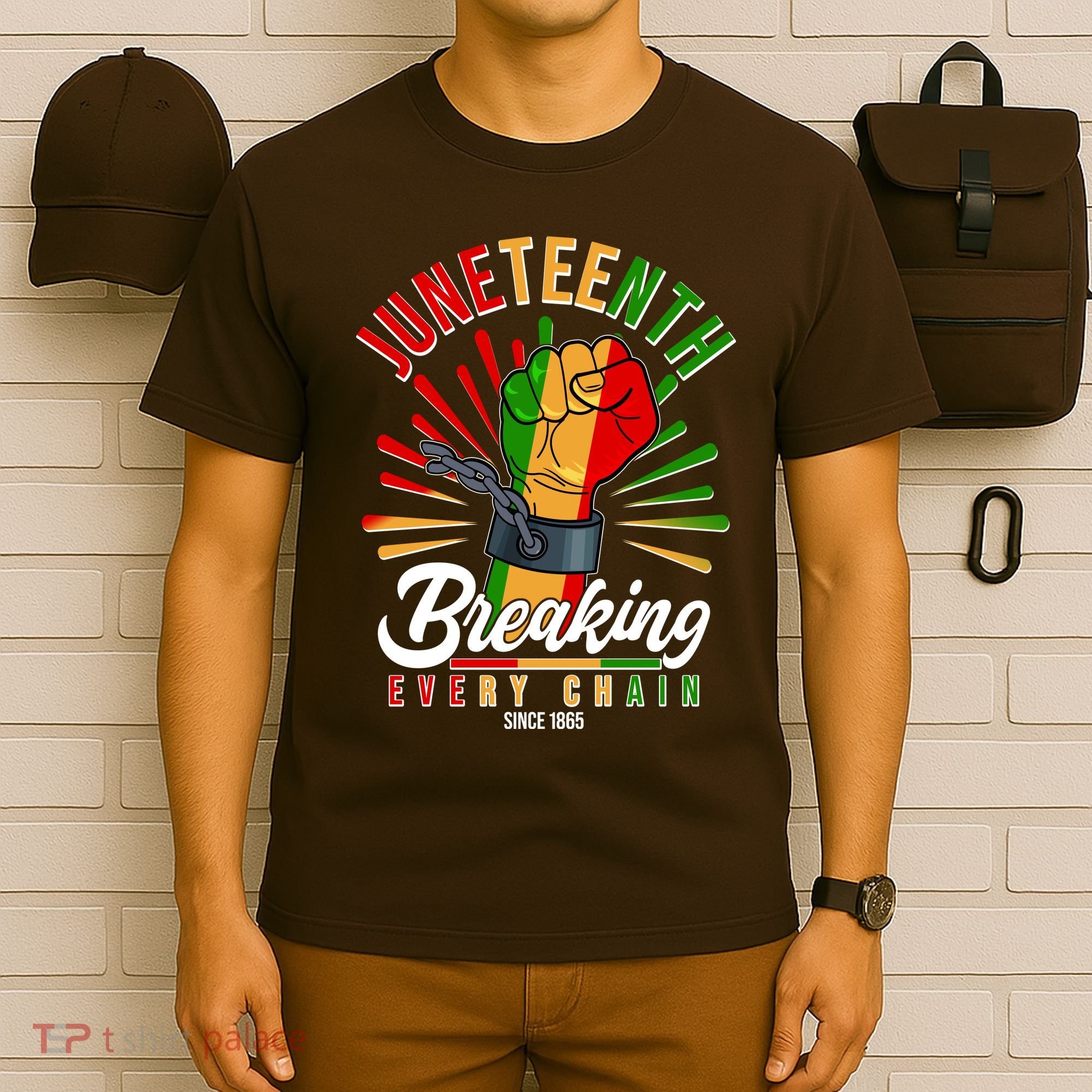 Juneteenth Breaking Every Chain Since 1865 T-Shirt