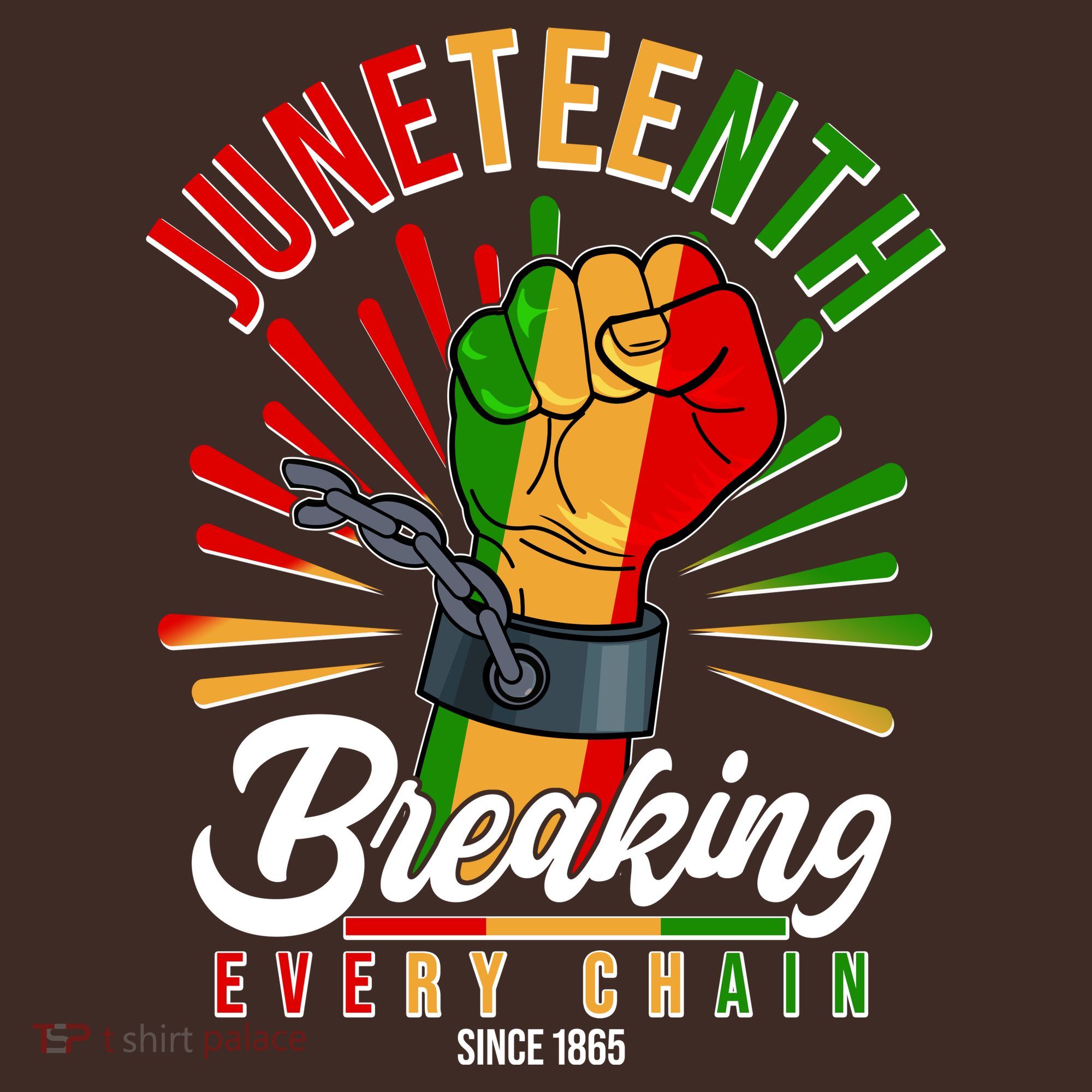 Juneteenth Breaking Every Chain Since 1865 Beanie