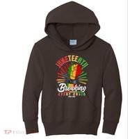 Juneteenth Breaking Every Chain Since 1865 Kids Hoodie thumb 0