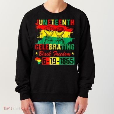 Juneteenth Breaking Every Chain Since 1865 African American Women's Sweatshirt