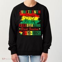 Juneteenth Breaking Every Chain Since 1865 African American Women's Sweatshirt thumb 0