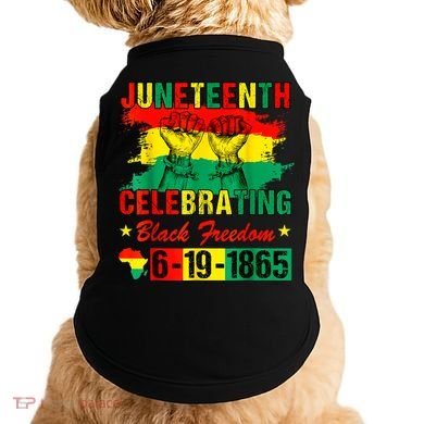Juneteenth Breaking Every Chain Since 1865 African American Doggie Tank