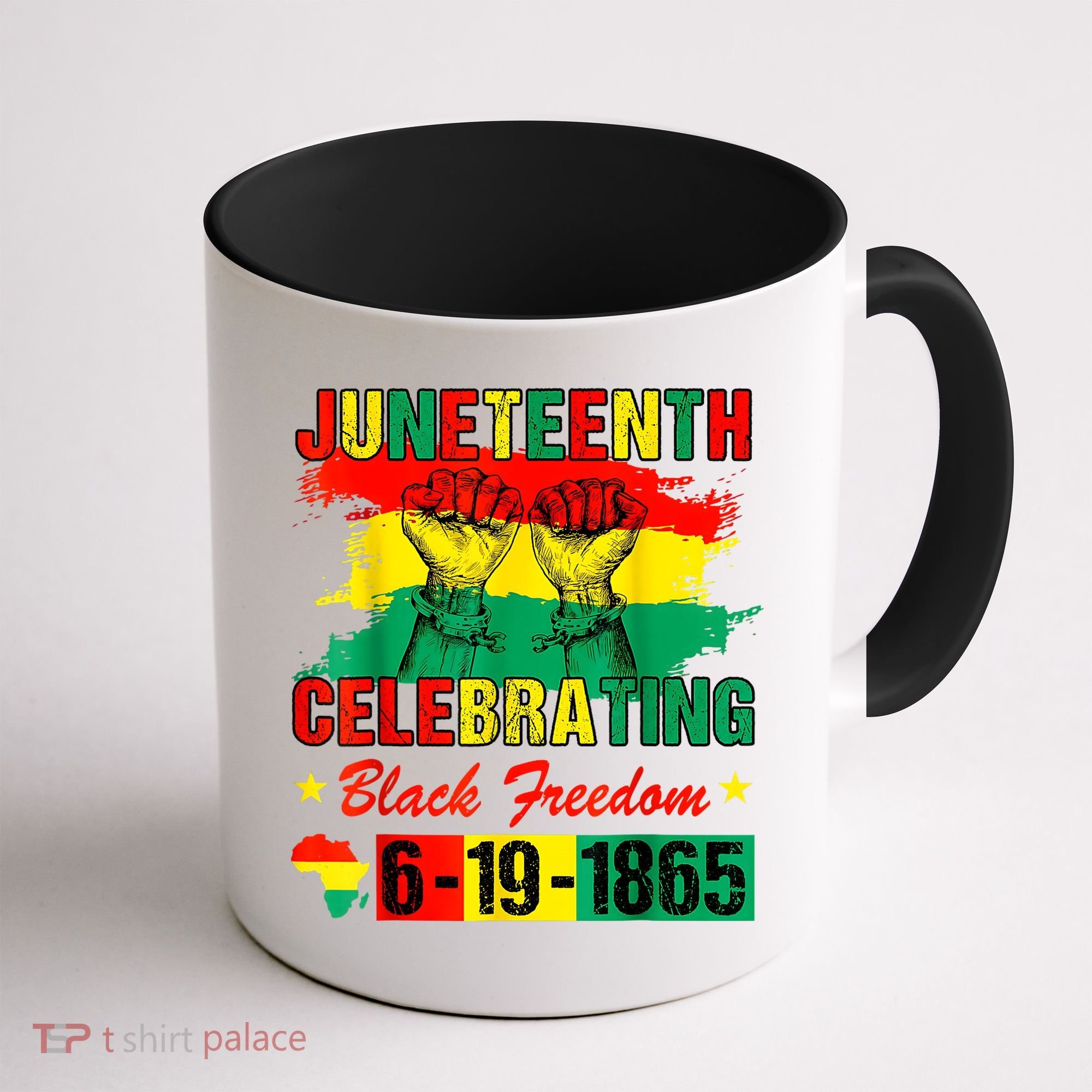 Juneteenth Breaking Every Chain Since 1865 African American Coffee Mug