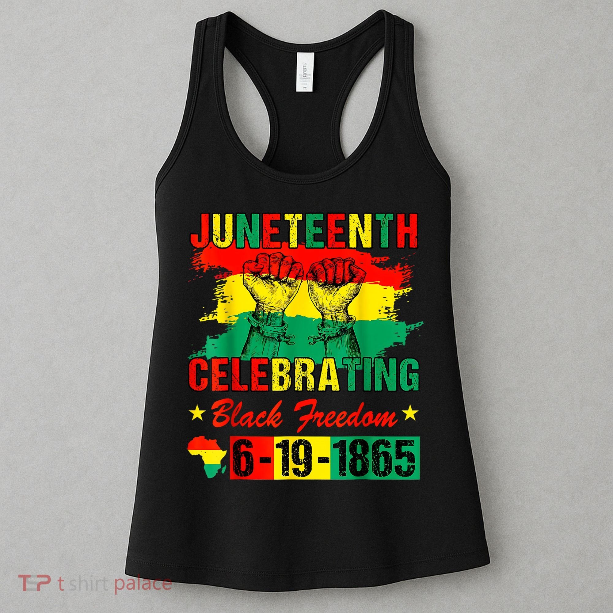Juneteenth Breaking Every Chain Since 1865 African American Women's Tank Top