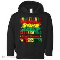 Juneteenth Breaking Every Chain Since 1865 African American Toddler Hoodie thumb 0