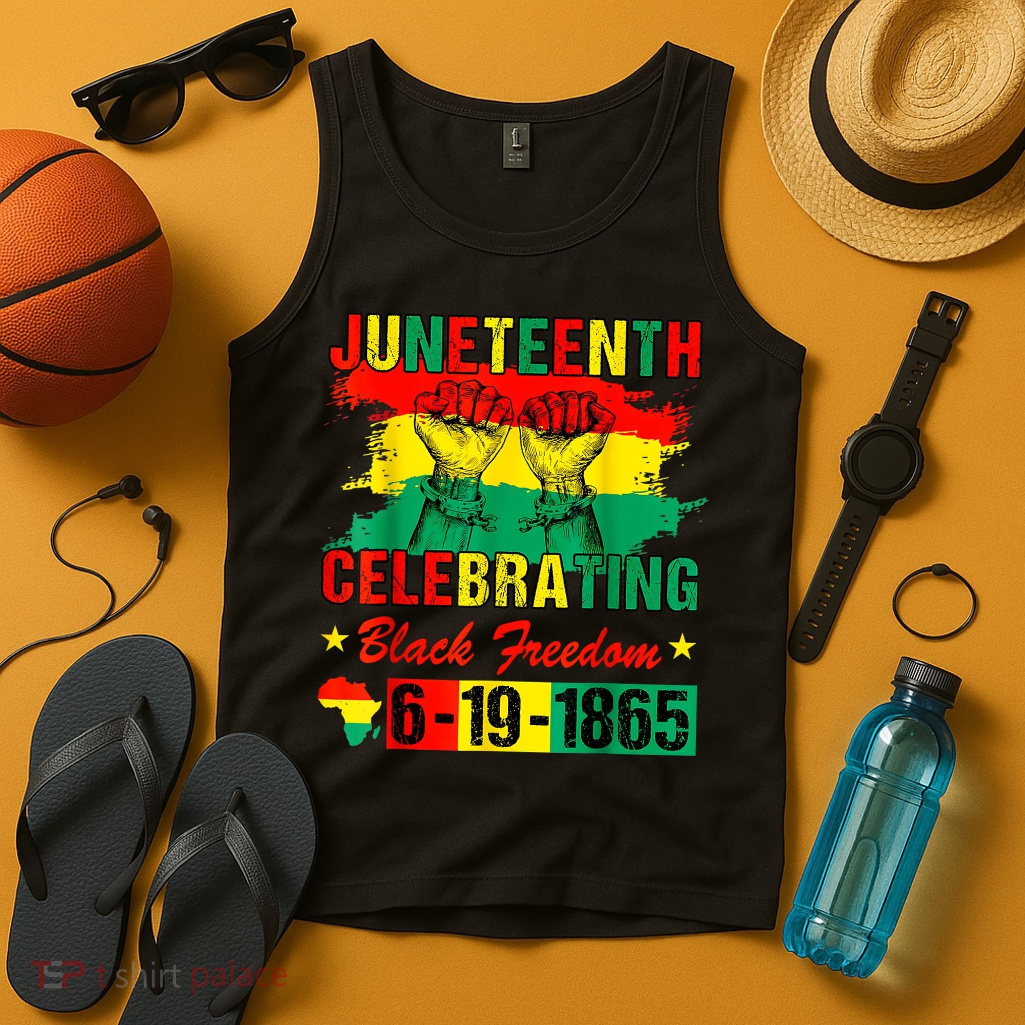 Juneteenth Breaking Every Chain Since 1865 African American Tank Top