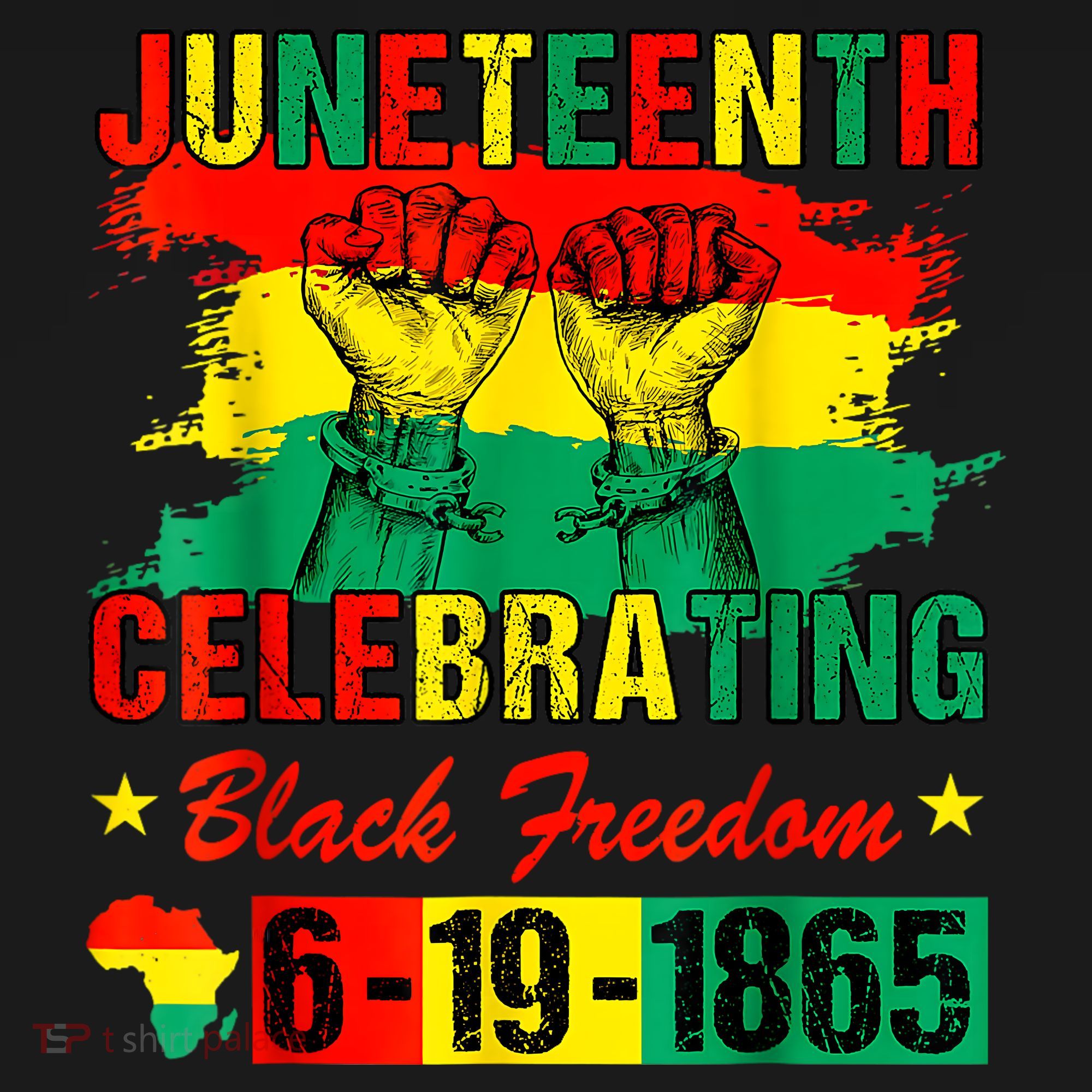 Juneteenth Breaking Every Chain Since 1865 African American Toddler T-Shirt