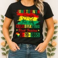 Juneteenth Breaking Every Chain Since 1865 African American Women's T-Shirt thumb 2